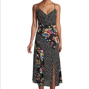Likely Saige Floral & Polka Dot Slip Dress